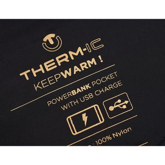 Therm-ic dámska vyhrievaná vesta, čierna