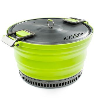 GSI Outdoors skladací hrniec Escape HS Pot 3 l, zelená