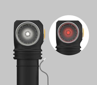 ArmyTek Wizard C2 WR Magnet White &amp; Red LED čelovka s magnetickým držiakom napájanie z akumulátora 1100 lm 3 h 65 g