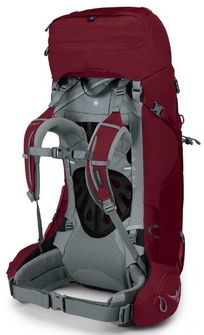 OSPREY turistický batoh ARIEL 55 II, claret red