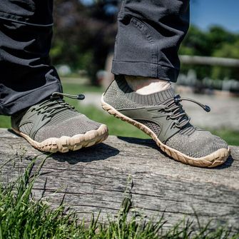 BENNON barefoot topánky BOSKY, khaki