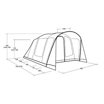 Outwell Stan Sunhill 5 Air pre 5 osôb