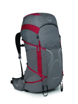 OSPREY turistický batoh EJA PRO 55, dale grey/poinsettia red