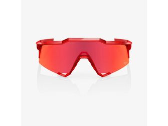 100% Slnečné okuliare Speedcraft LE Peter Sagan, Gloss Translucent Red - Hiper Red Mirror