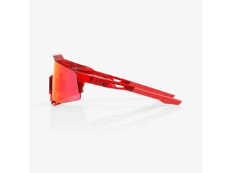 100% Slnečné okuliare Speedcraft LE Peter Sagan, Gloss Translucent Red - Hiper Red Mirror