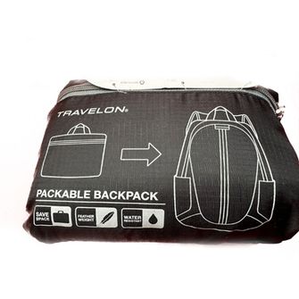 Travelon Denný batoh Packable 18 L, čierna