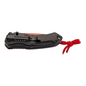 Herbertz vreckový nôž 9cm, hliník a plast, čierno-červená