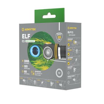 ArmyTek Elf C1 White LED ručné svietidlo napájanie z akumulátora 1000 lm 1440 h 56 g