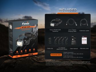 Fenix Nabíjateľná čelovka Fenix HP35R SAR