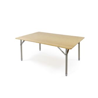 BasicNature Skladací stôl Bamboo 100 x 65 cm