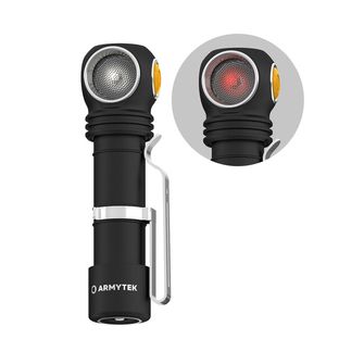 ArmyTek Wizard C2 WR Magnet White &amp; Red LED čelovka s magnetickým držiakom napájanie z akumulátora 1100 lm 3 h 65 g