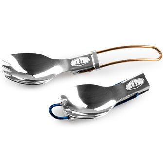 GSI Outdoors skladacia lyžicovidlička Glacier Folding Spork, modrá