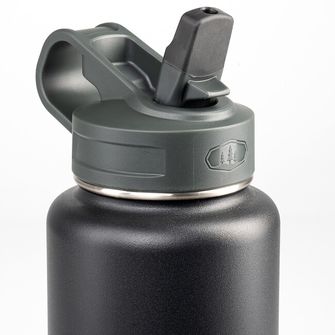 GSI Outdoors Náhradný skrutkovací uzáver s vyklápacou slamkou pre termo fľaše Insulated Wide Mouth Straw Top