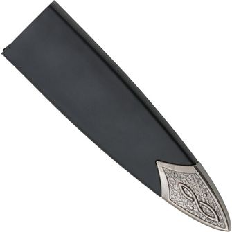 Nož s čepeľou z ocele a hliníkovou rukoväťou