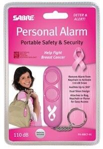 SABRE RED osobný alarm dual, 120db ružový