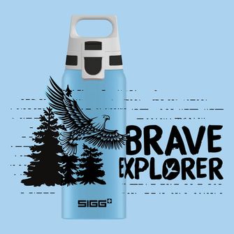 SIGG WMB One Hlíniková fľaša na pitie 0,6 l Brave Eagle