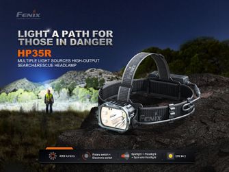 Fenix Nabíjateľná čelovka Fenix HP35R SAR