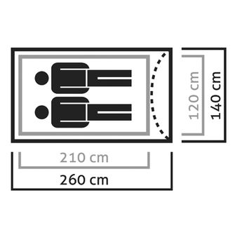 Salewa Stan Litetrek pre 2 osoby