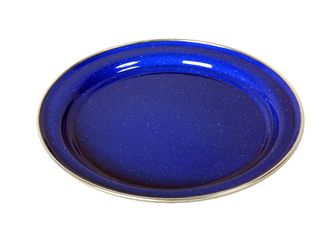 Origin Outdoors Smaltovaný tanier modrý 26 cm plochý
