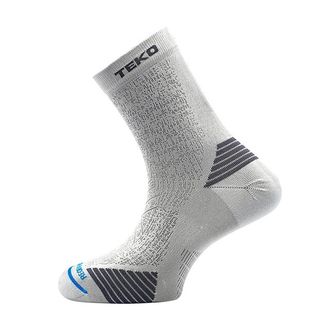 TEKO Ľahké bežecké ponožky eco RUN 2.0 SHORT CREW, biele