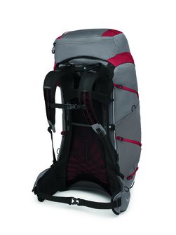 OSPREY turistický batoh EJA PRO 55, dale grey/poinsettia red