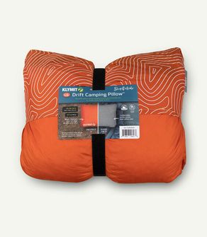 Klymit Cestovný vankúš Drift Pillow LARGE, oranžová