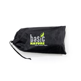 BasicNature Skladacia stolička Compact 2.0 čierna / oranžová