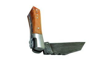 Laguiole DUB070 vreckový nôž, čepeľ 12 cm, damascénska oceľ, rukoväť borievka