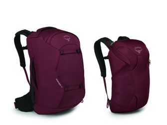 OSPREY taška FAIRVIEW 55, zircon red