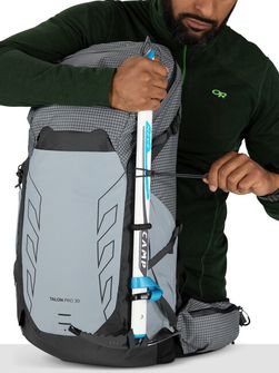 OSPREY turistický batoh TALON PRO 30, silver lining