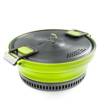 GSI Outdoors skladací hrniec Escape HS Pot 3 l, zelená