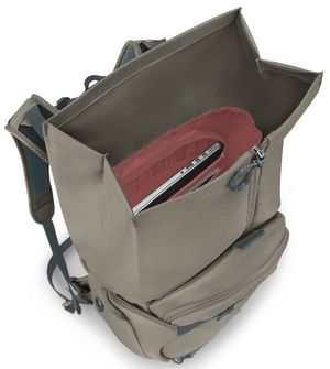 OSPREY mestský batoh METRON ROLL TOP PACK, tan concrete