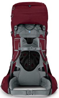 OSPREY turistický batoh ARIEL 55 II, claret red