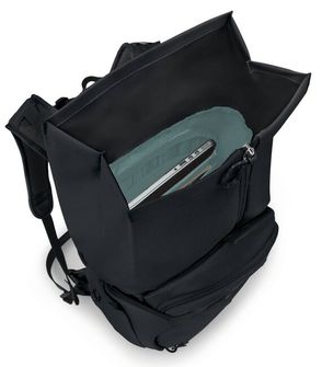 OSPREY mestský batoh METRON ROLL TOP PACK, čierna