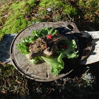 KUPILKA KAARNA M servírovacia doska, modrá