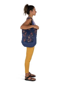 OSPREY mestský batoh DAYLITE TOTE PACK, wild blossom print/alkaline