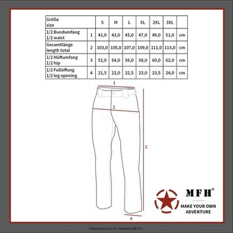 MFH Professional Taktické nohavice Attack Teflon Rip Stop, khaki