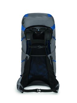 OSPREY turistický batoh EXOS PRO 55, dale grey/agam blue