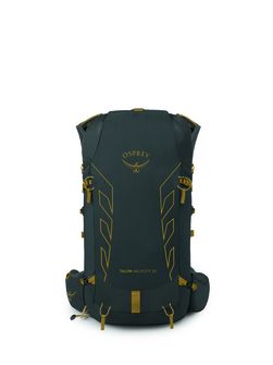 OSPREY turistický batoh TALON VELOCITY 20, dark charcoal/tumbleweed yellw