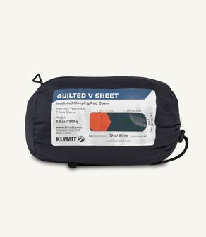 Klymit Ochranný obal na karimatku V Sheet Pad, oranžovo šedá