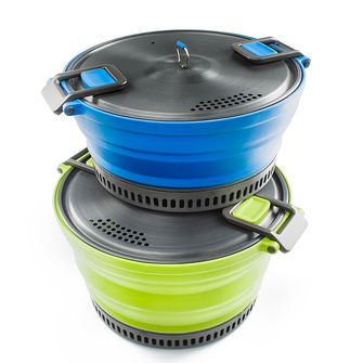 GSI Outdoors skladací hrniec Escape HS Pot 3 l, zelená