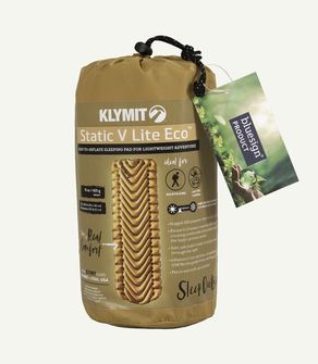 Klymit karimatka Static V Lite ECO, svetlozlatá