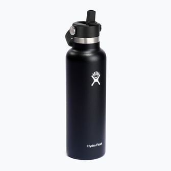 Hydro Flask Termofľaša s náustkom 21 OZ Standard Flex Straw Cap 621 ml, black