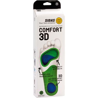 Sidas Vložky do topánok Comfort 3D