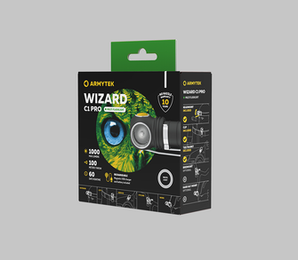 ArmyTek Wizard C1 Pro Magnet White LED čelovka s magnetickým držiakom napájanie z akumulátora 1000 lm 1440 h 55 g