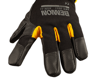 BENNON pracovné rukavice KALYTOS WTR Gloves, čierna/žltá