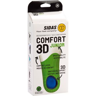 Sidas Vložky s podporou Comfort 3D Junior