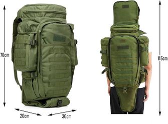 DRAGOWA Tactical Taktický batoh Zenith 70 L, ACU