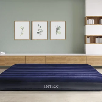 Intex Nafukovacia posteľ King Dura-Beam Classic Downy