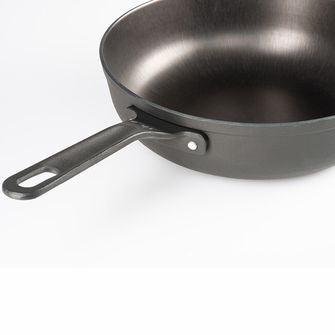 GSI Outdoors hlboká liatinová panvica s pokrievkou Guidecast Frying Deep Pan 254 mm